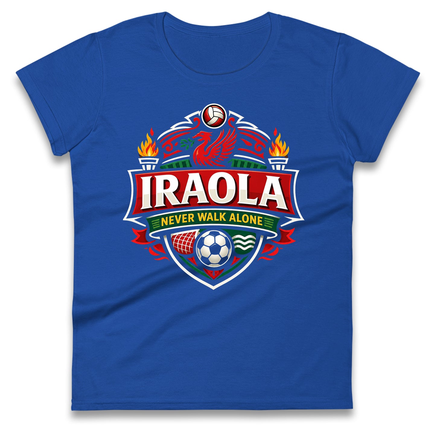 Andoni Iraola Never Walk Alone Ladies T Shirt