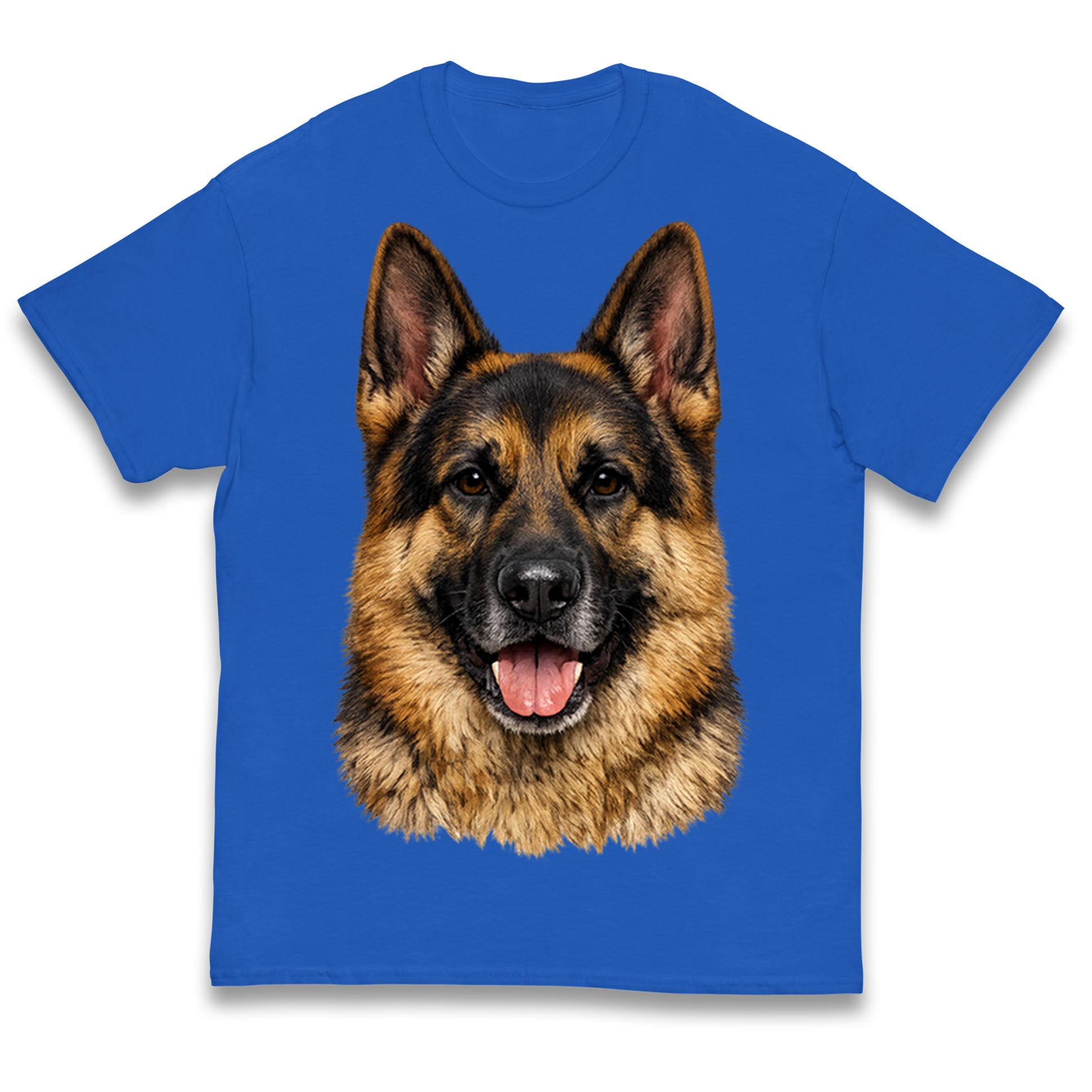 German Shepherd Dog Face Kids T Shirt