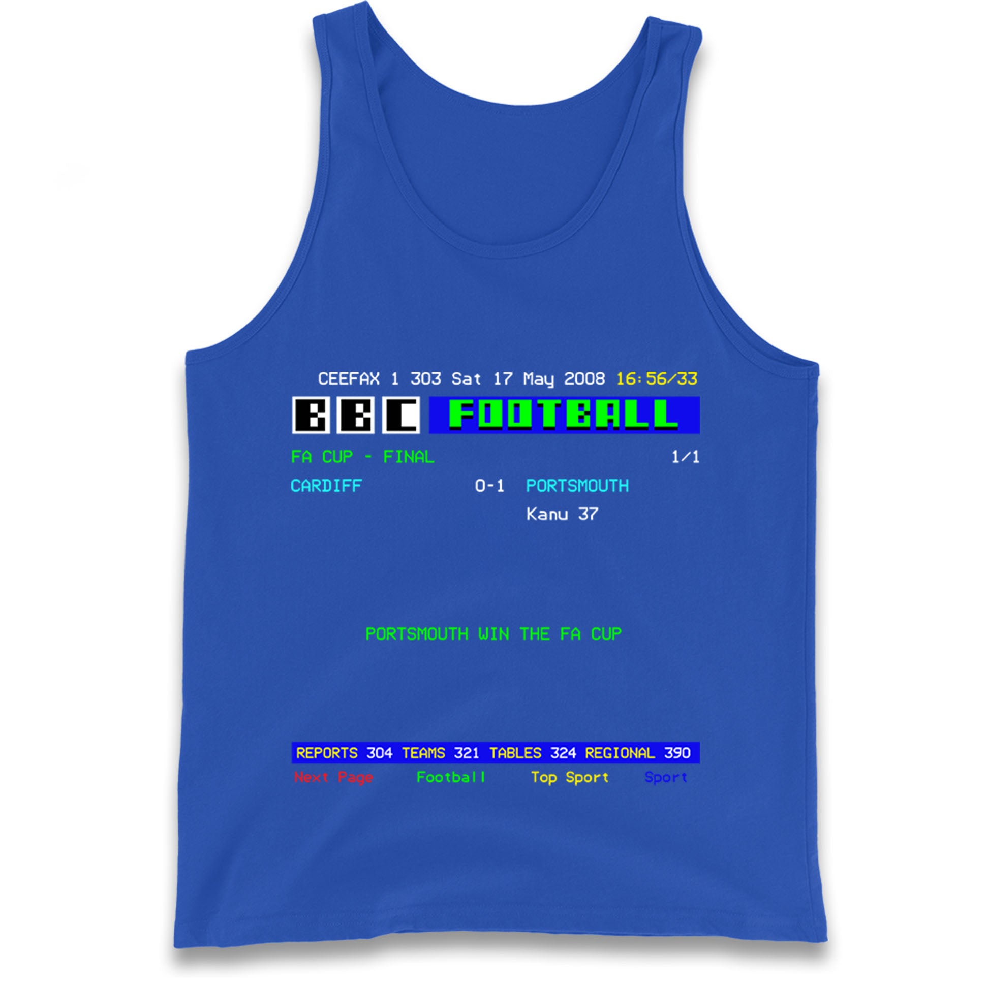 Portsmouth FA Cup Winners 2008 Tank Top