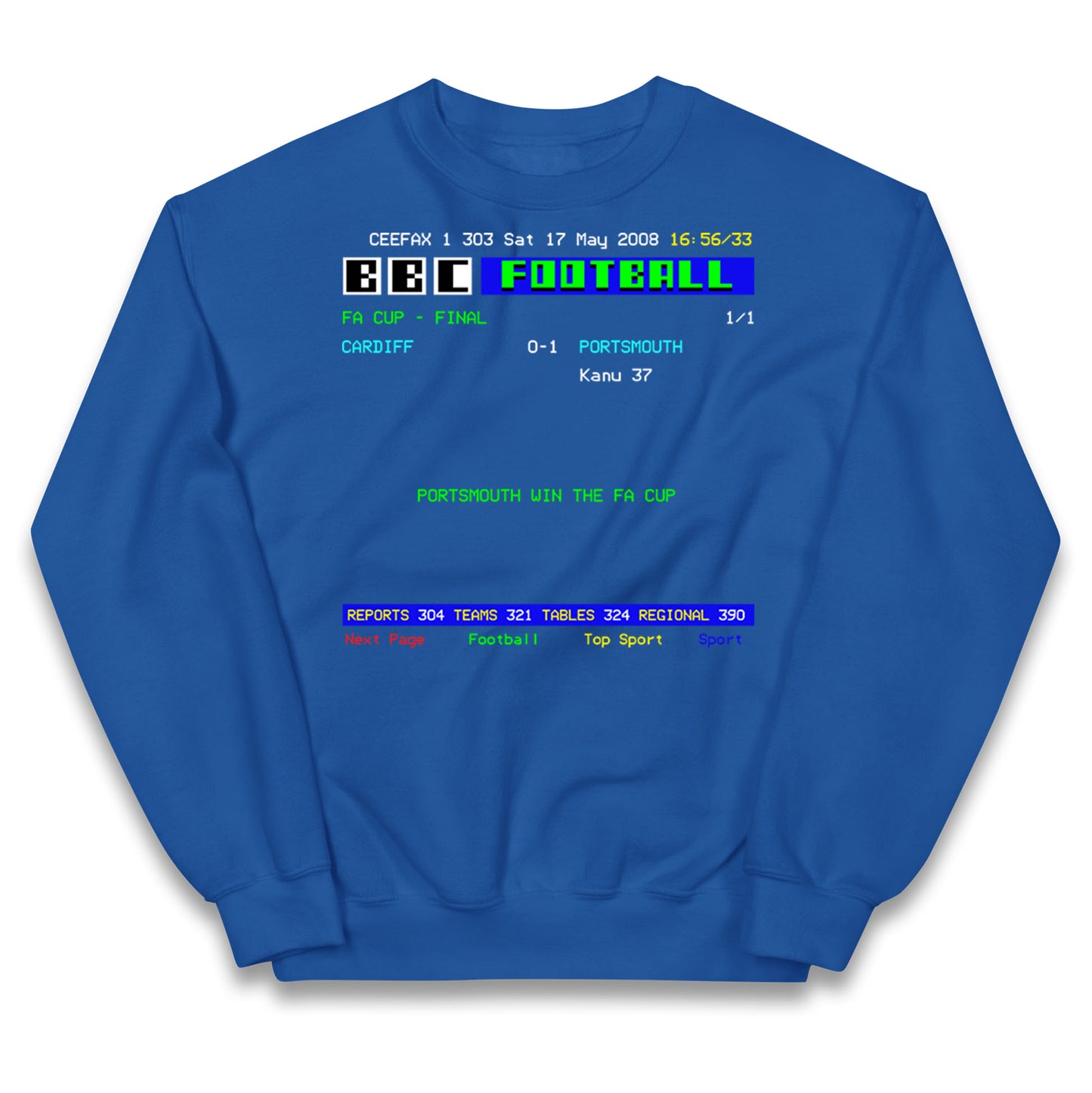 Portsmouth FA Cup Winners 2008 Kids Jumper