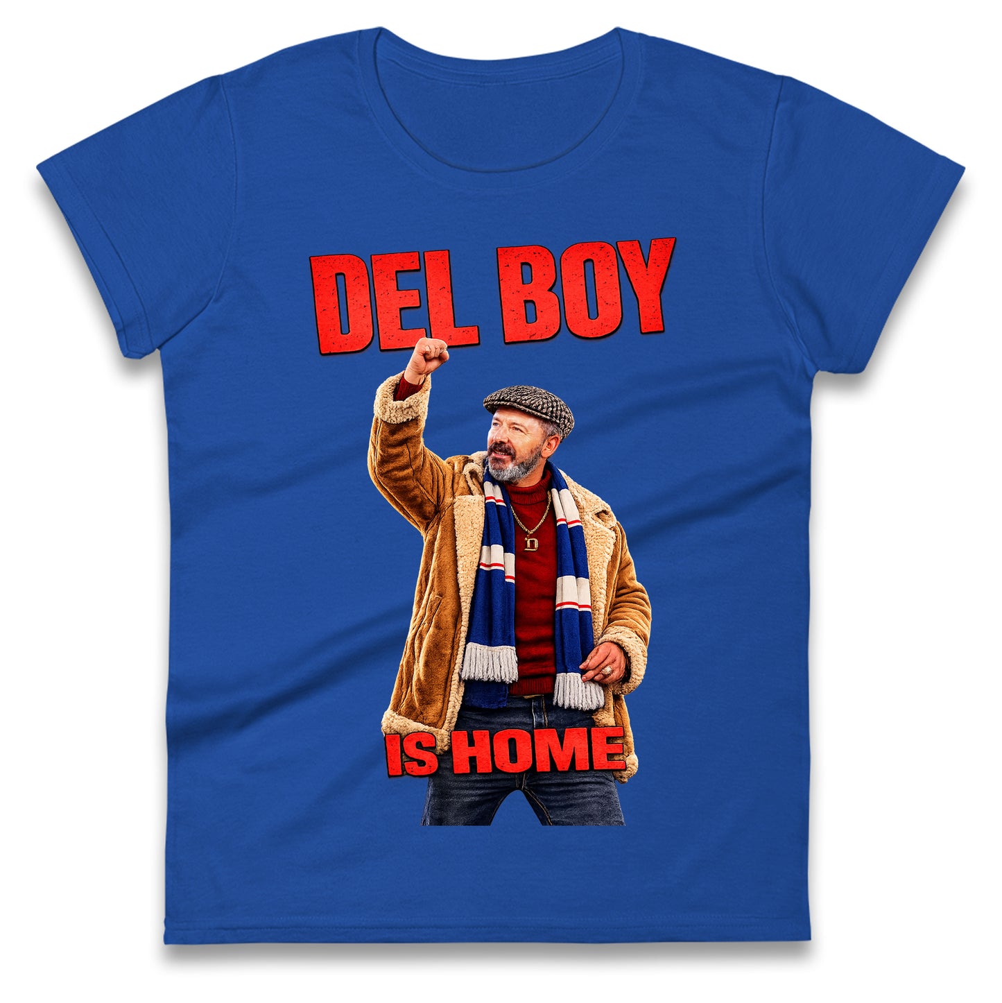Derek McInnes Rangers Del Boy Football Ladies Tee