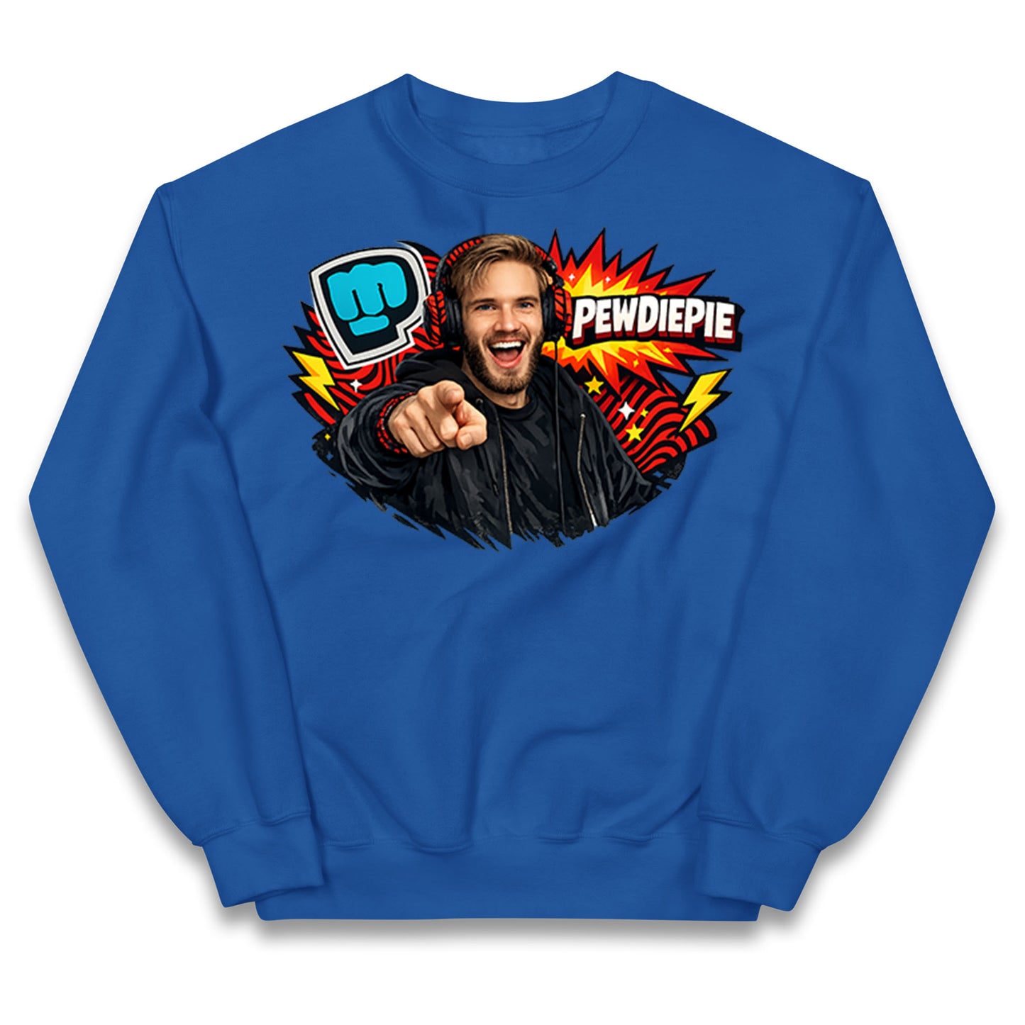 PewDiePie YouTuber Kids Jumper