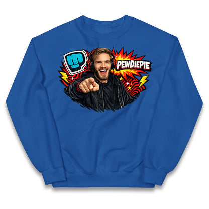 PewDiePie YouTuber Kids Jumper