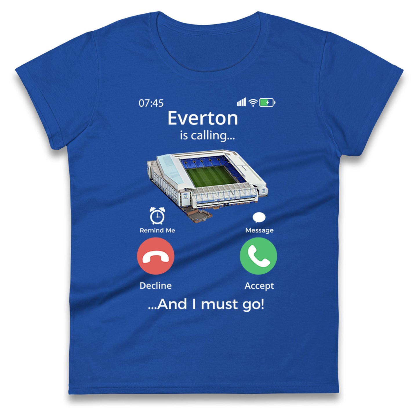 everton women’s t shirt