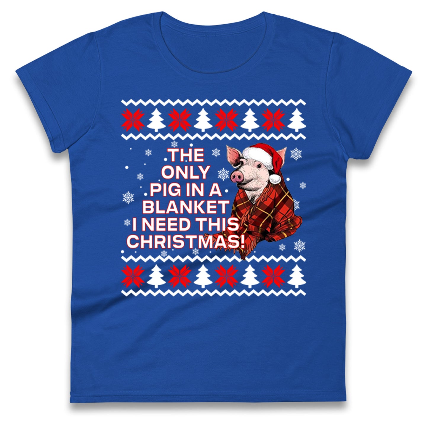 Pigs in Blankets Ladies T Shirt