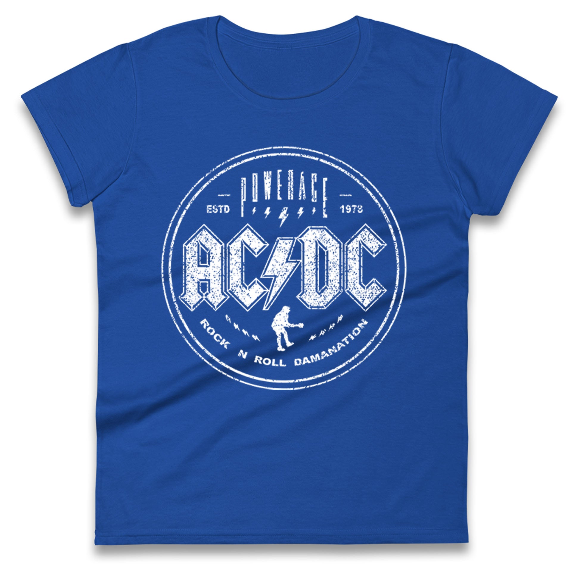 ACDC Rock n Roll Domination Ladies T Shirt
