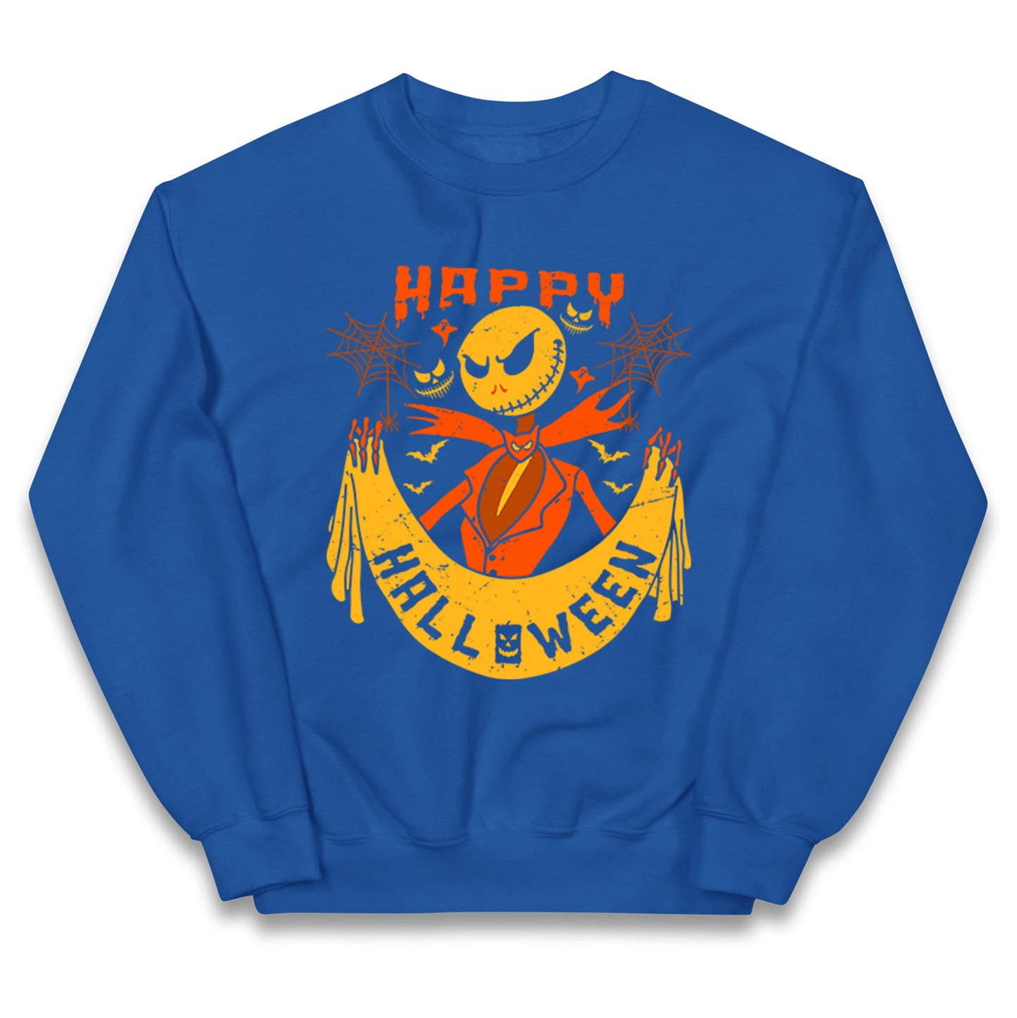 Jack Skellington Happy Halloween Kids Jumper