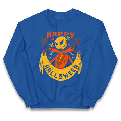 Jack Skellington Happy Halloween Kids Jumper
