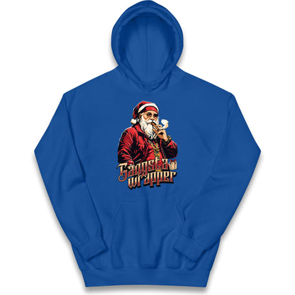 Santa Claus Gangster Kids Hoodie