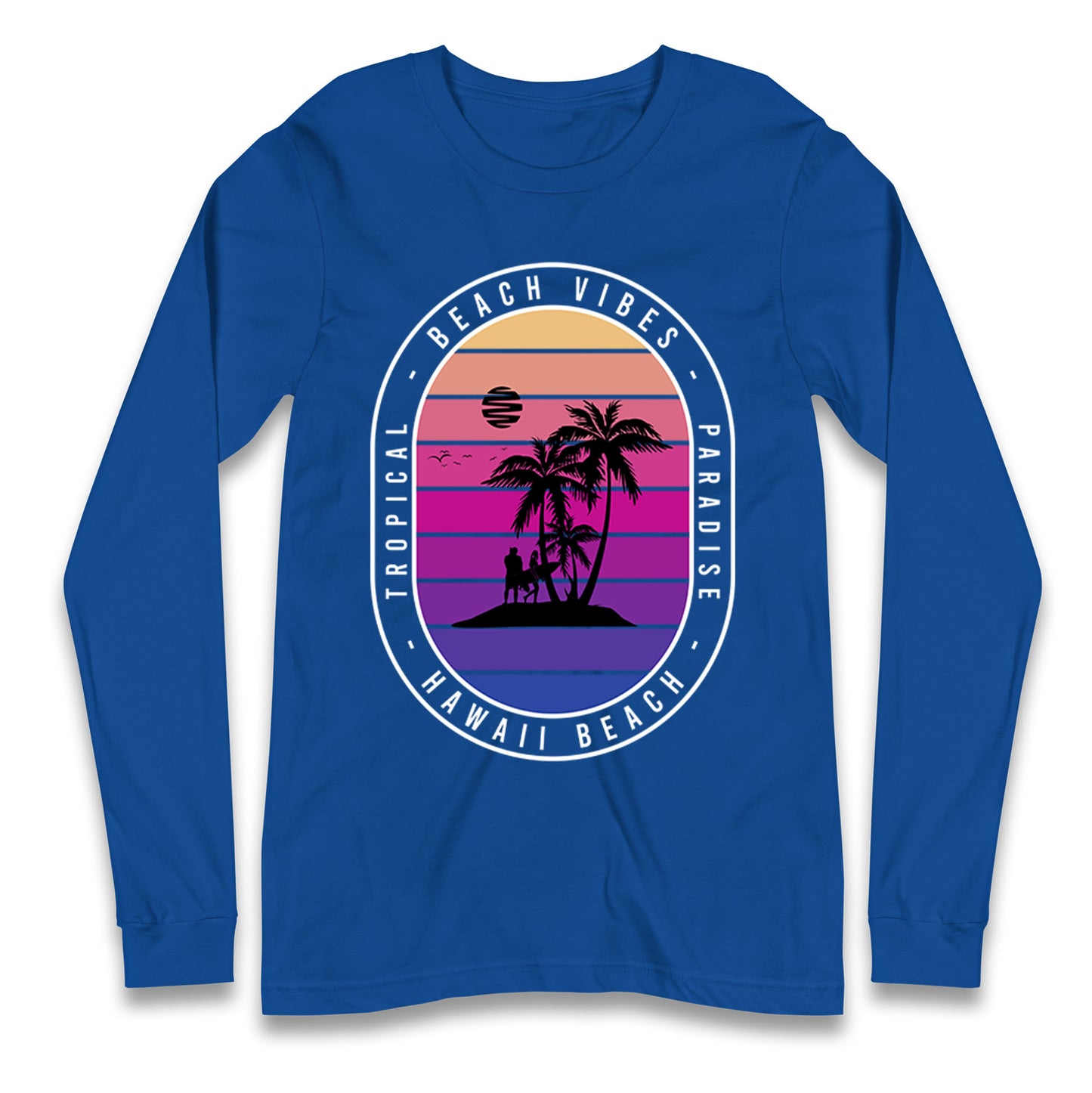 Hawaii Beach Longsleeve T Shirt