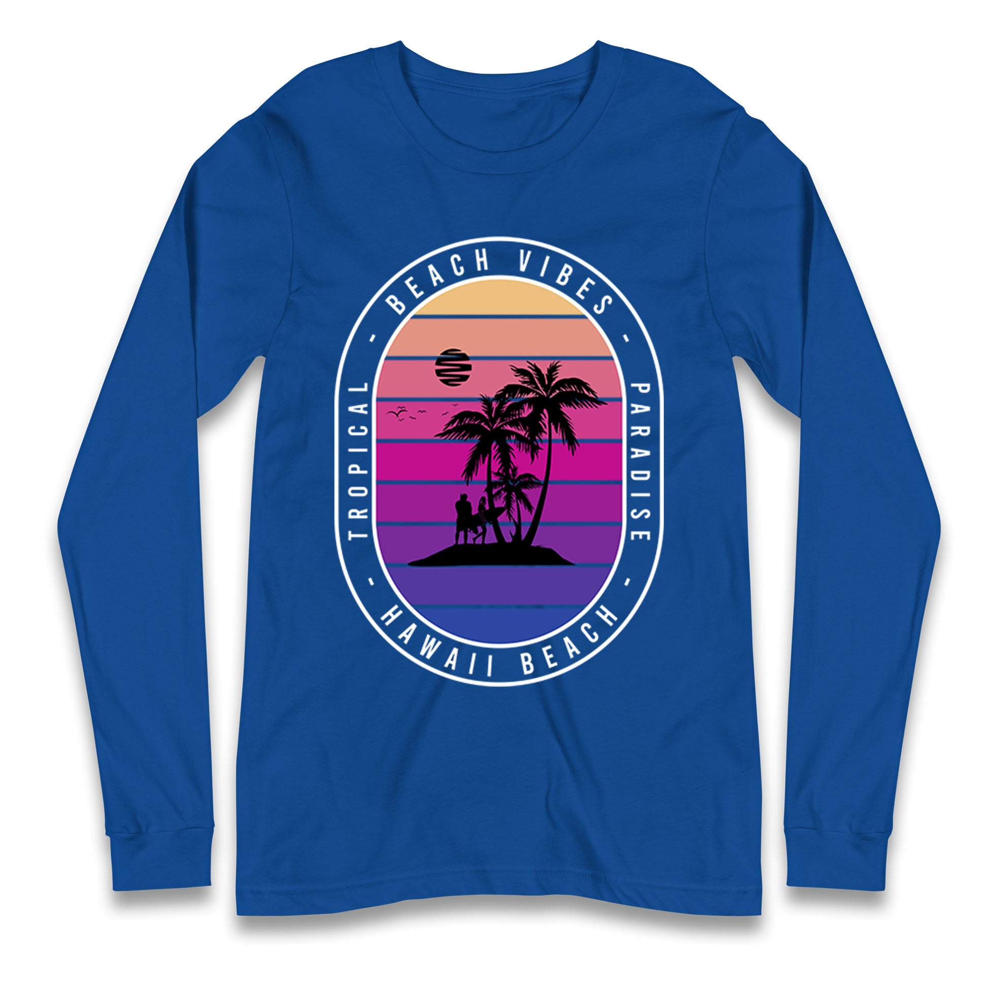 Hawaii Beach Longsleeve T Shirt
