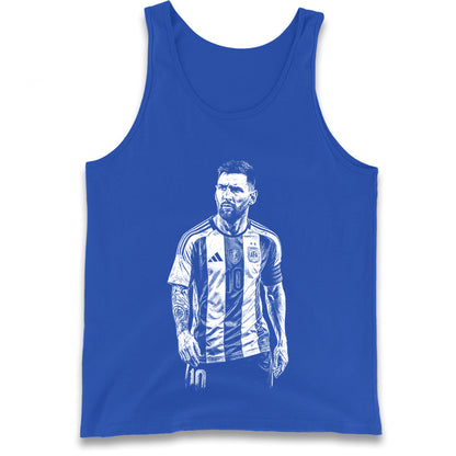 Lionel Messi Argentina Tank Top
