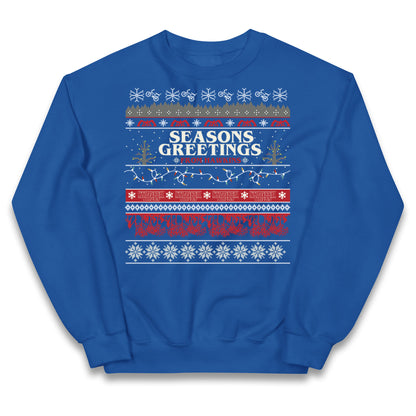 Stranger Things Trailer Kids Jumper