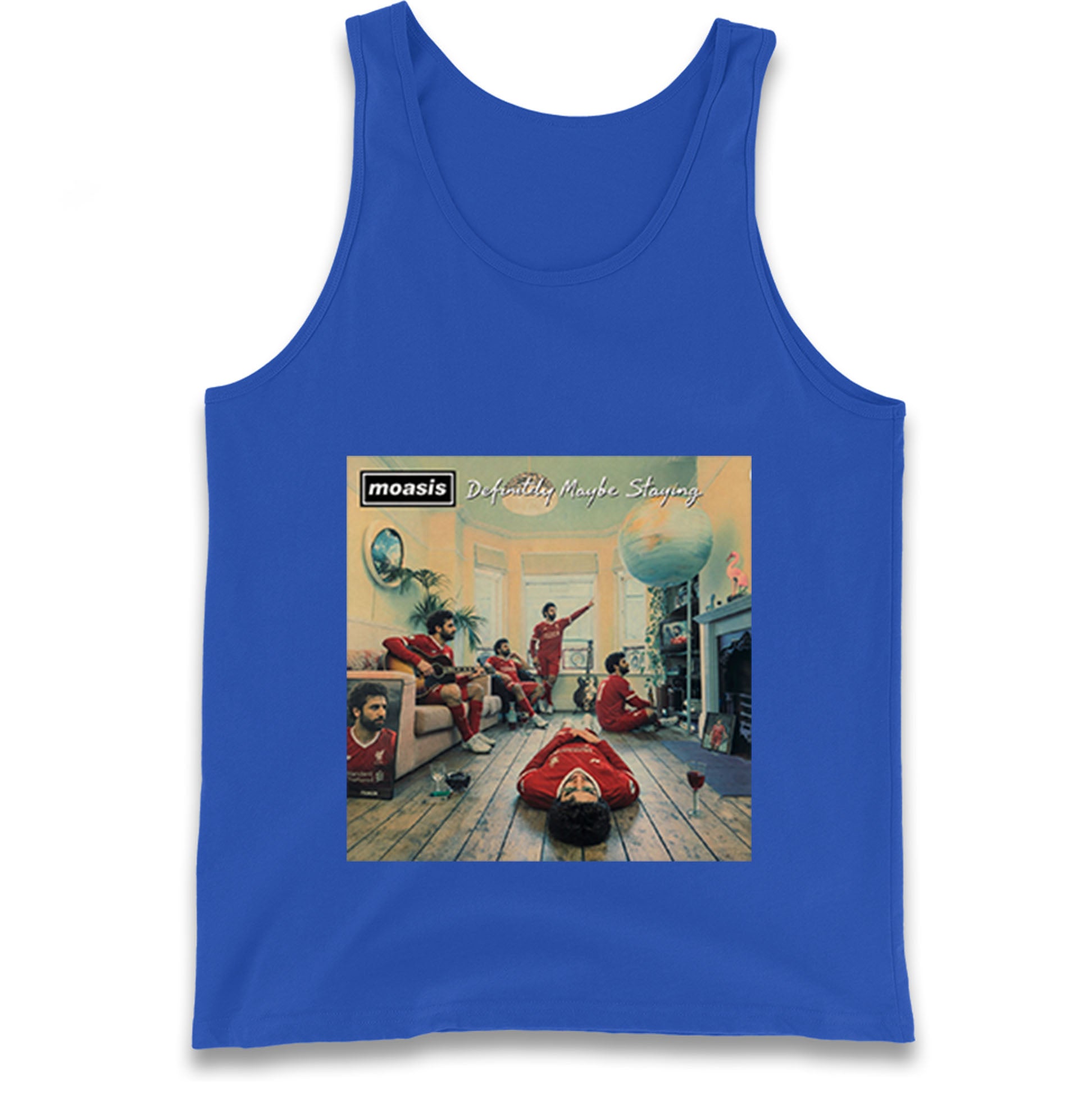 Mo Salah Oasis Liverpool Football Tank Top