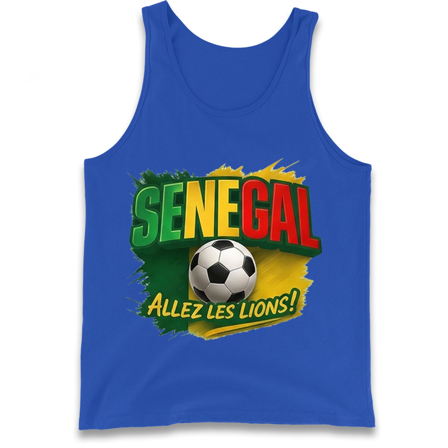 Senegal Retro World Cup Tank Top
