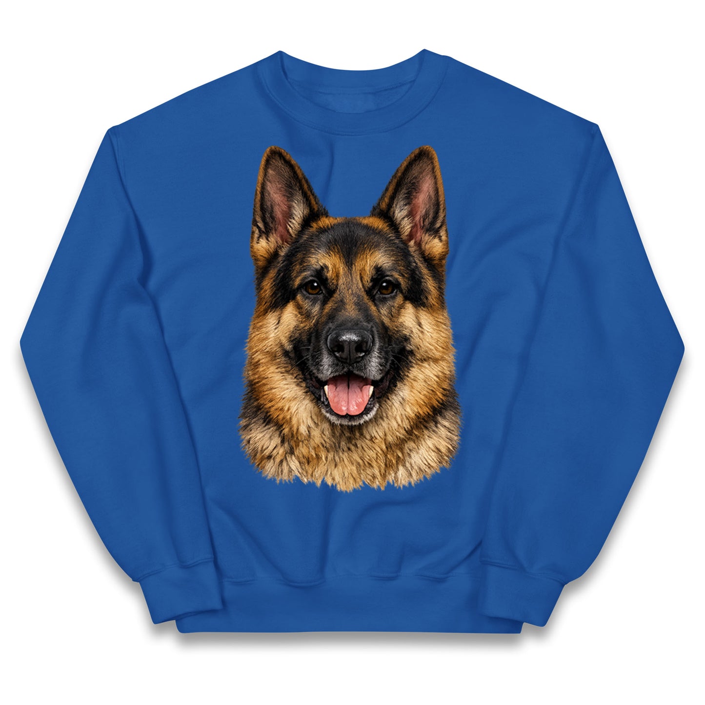 German Shepherd Dog Face Kids Jumper 