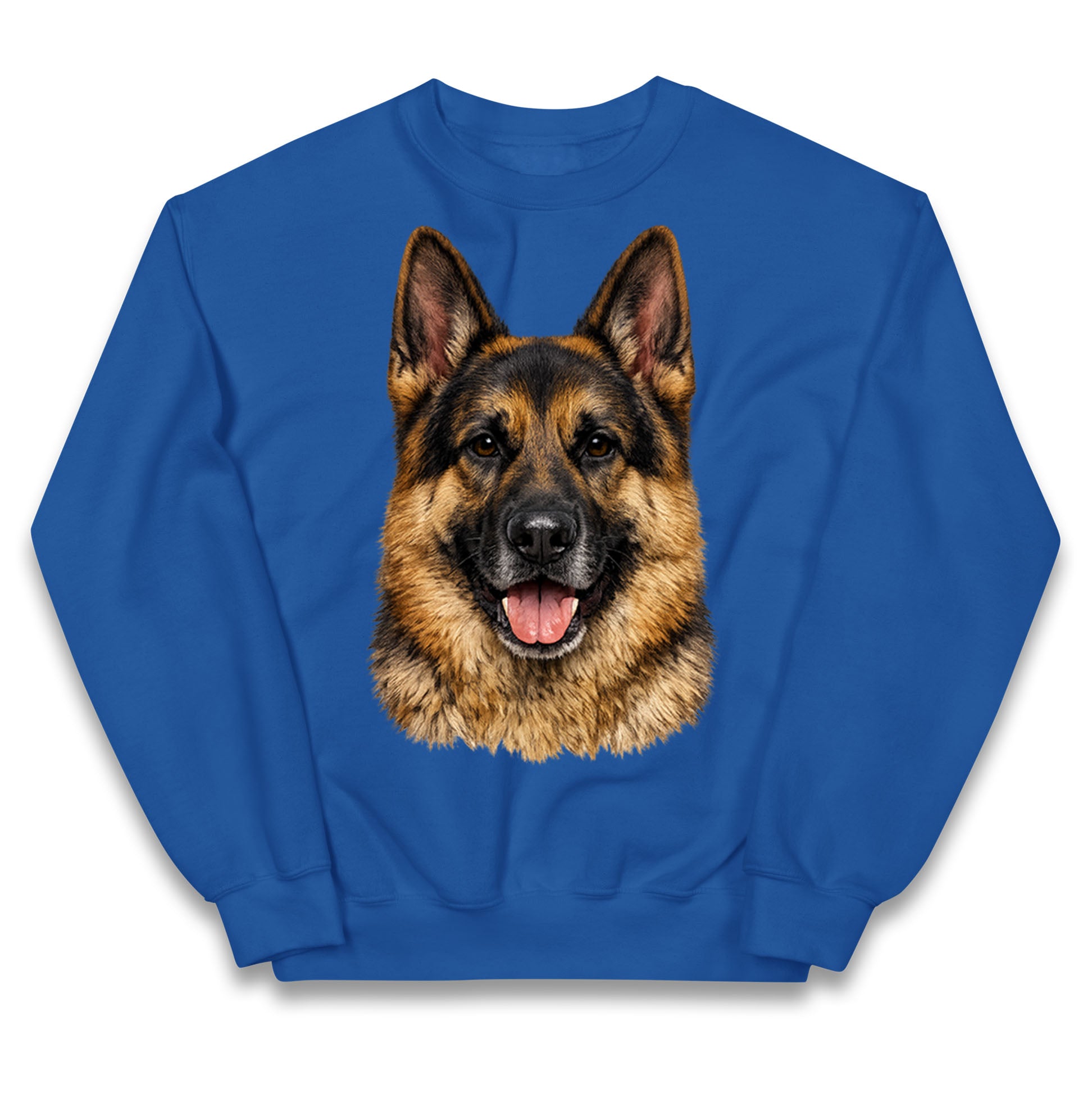 German Shepherd Dog Face Kids Jumper 