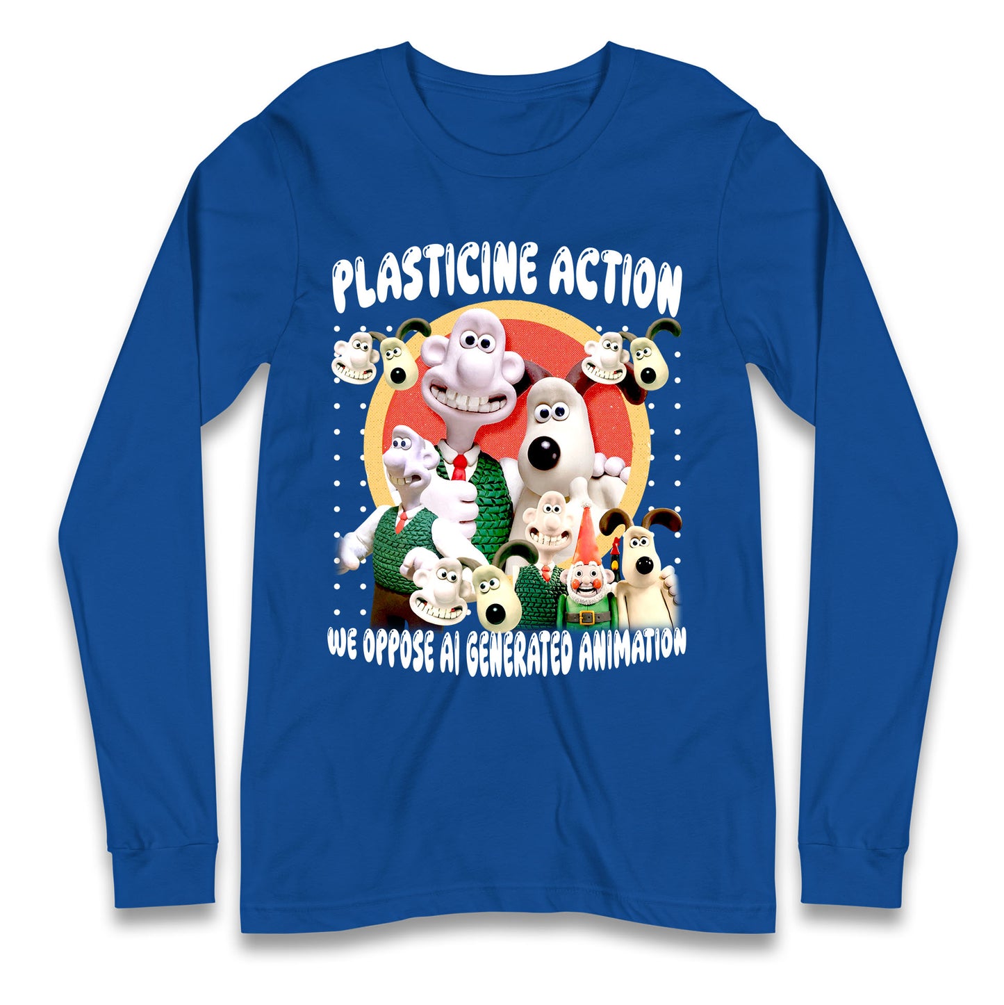 Plasticine Action Figure Longsleeve T Shirt