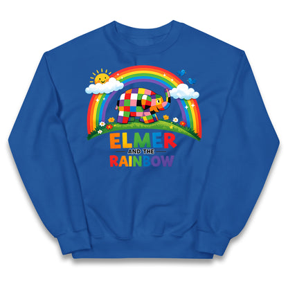 Elmer And The Rainbow Kids Jumper