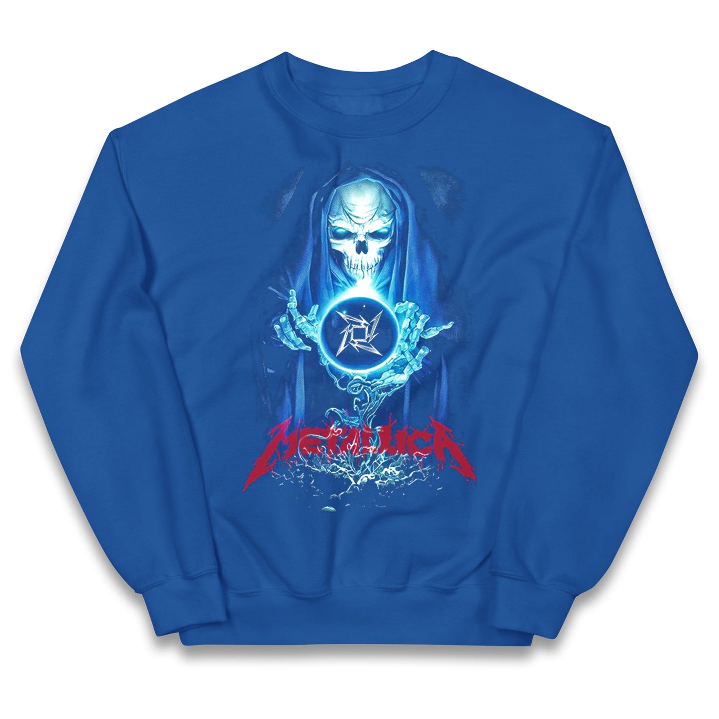 Metallica Skellington Sorcerer Kids Jumper