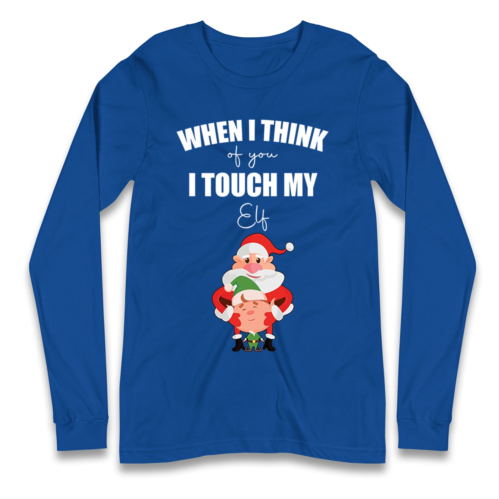 Santa Elf Christmas Longsleeve T Shirt