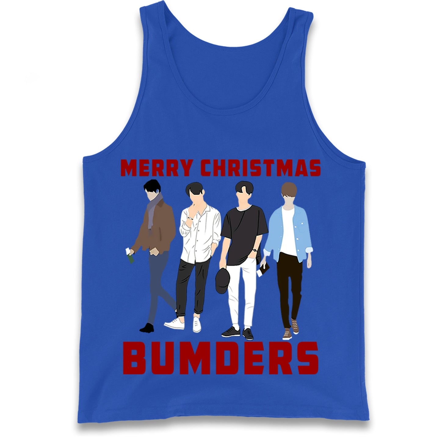Merry Christmas Bumders The Inbetweeners Tank Top