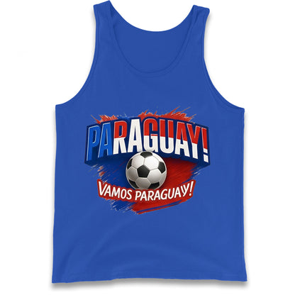 Paraguay Retro World Cup Tank Top