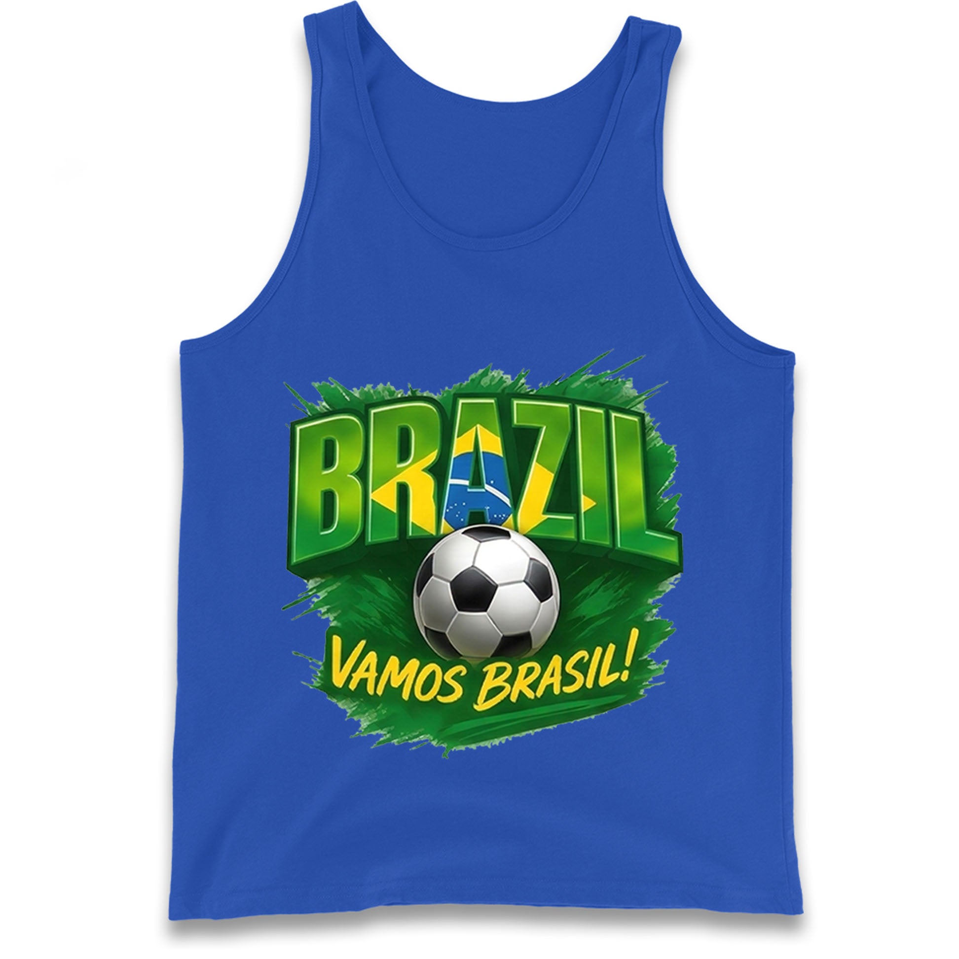 Brazil Retro Football Tank Top 