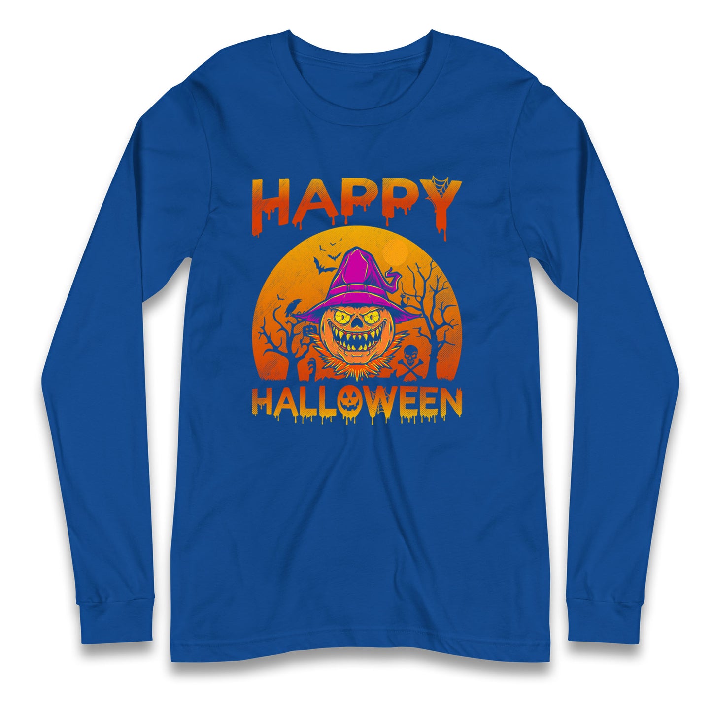 Happy Halloween Pumpkin Witch T Shirt
