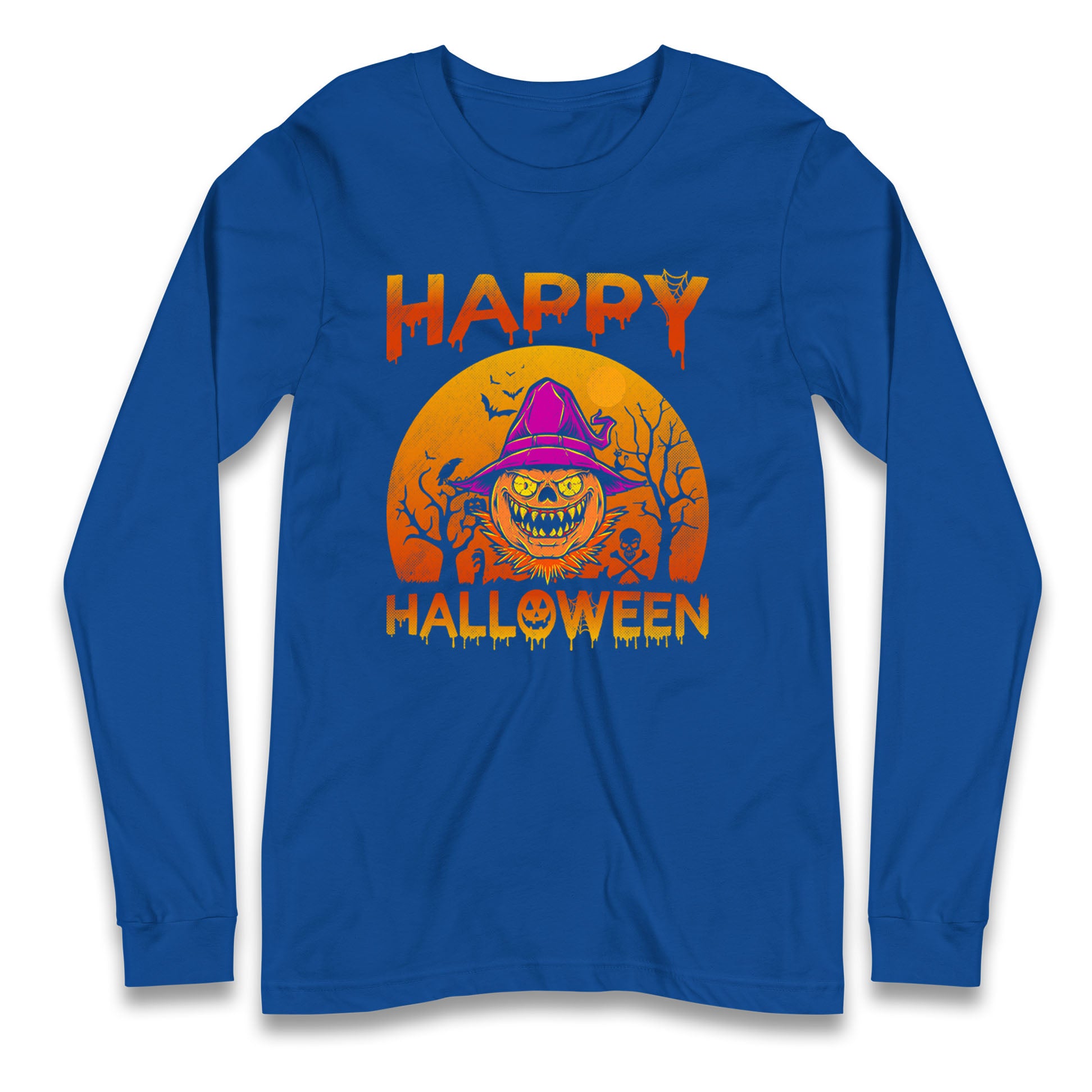 Happy Halloween Pumpkin Witch T Shirt
