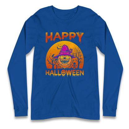 Happy Halloween Pumpkin Witch T Shirt
