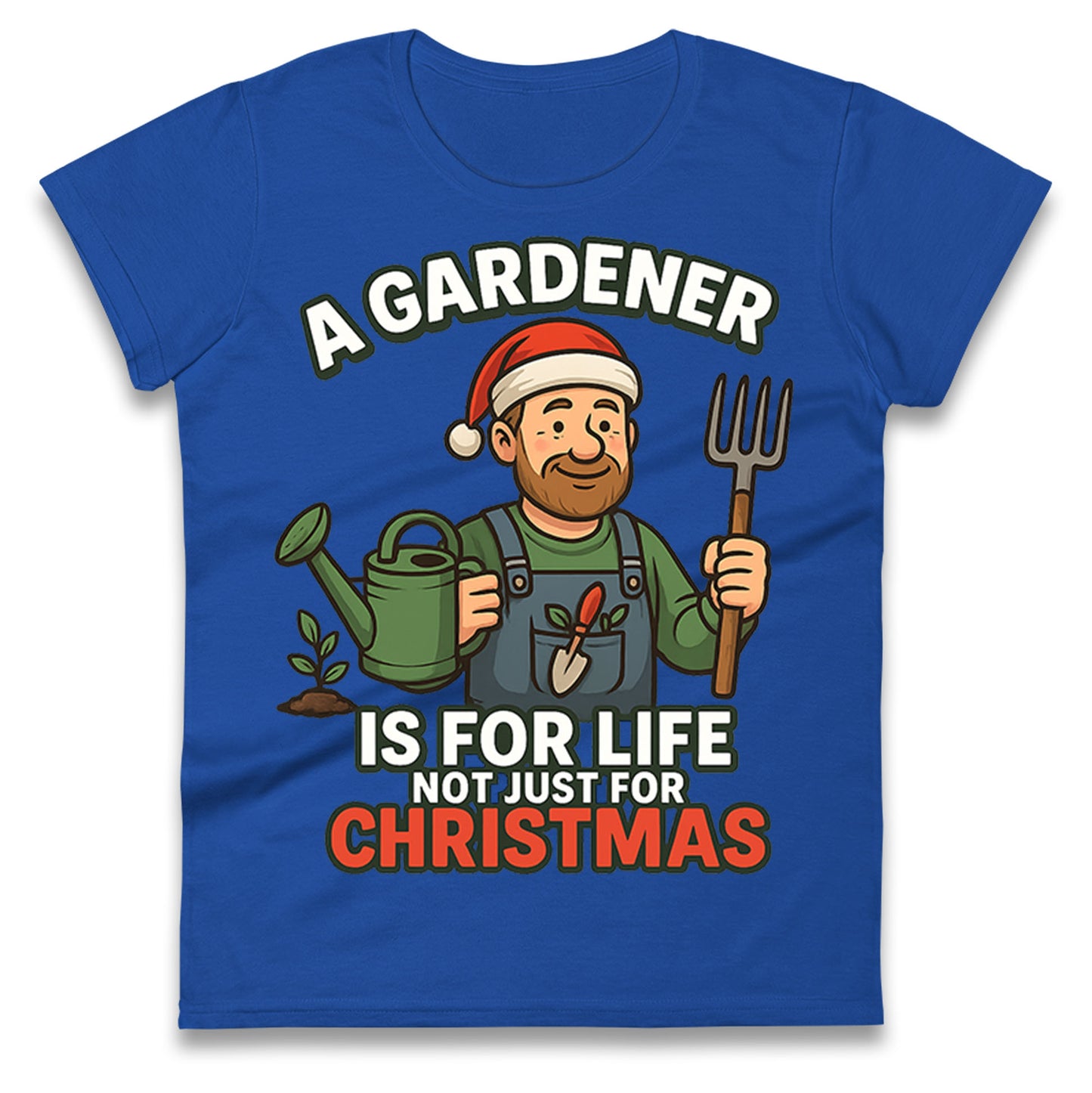 Gardener Christmas Ladies T Shirt