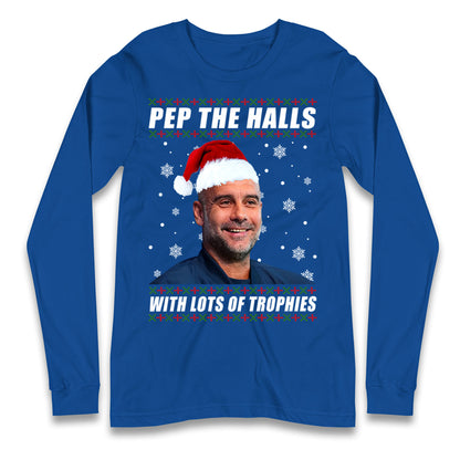 Pep Guardiola Christmas Longsleeve T Shirt