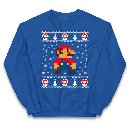 super mario christmas jumper