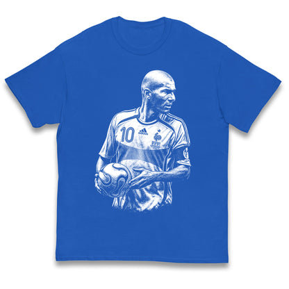 Zidane France Kids T Shirt 