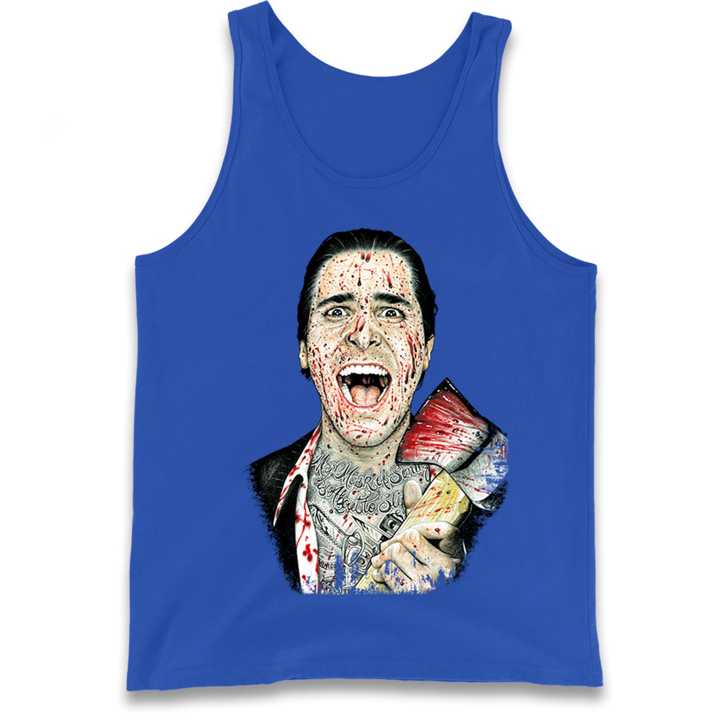 American Psycho Halloween Tank Top