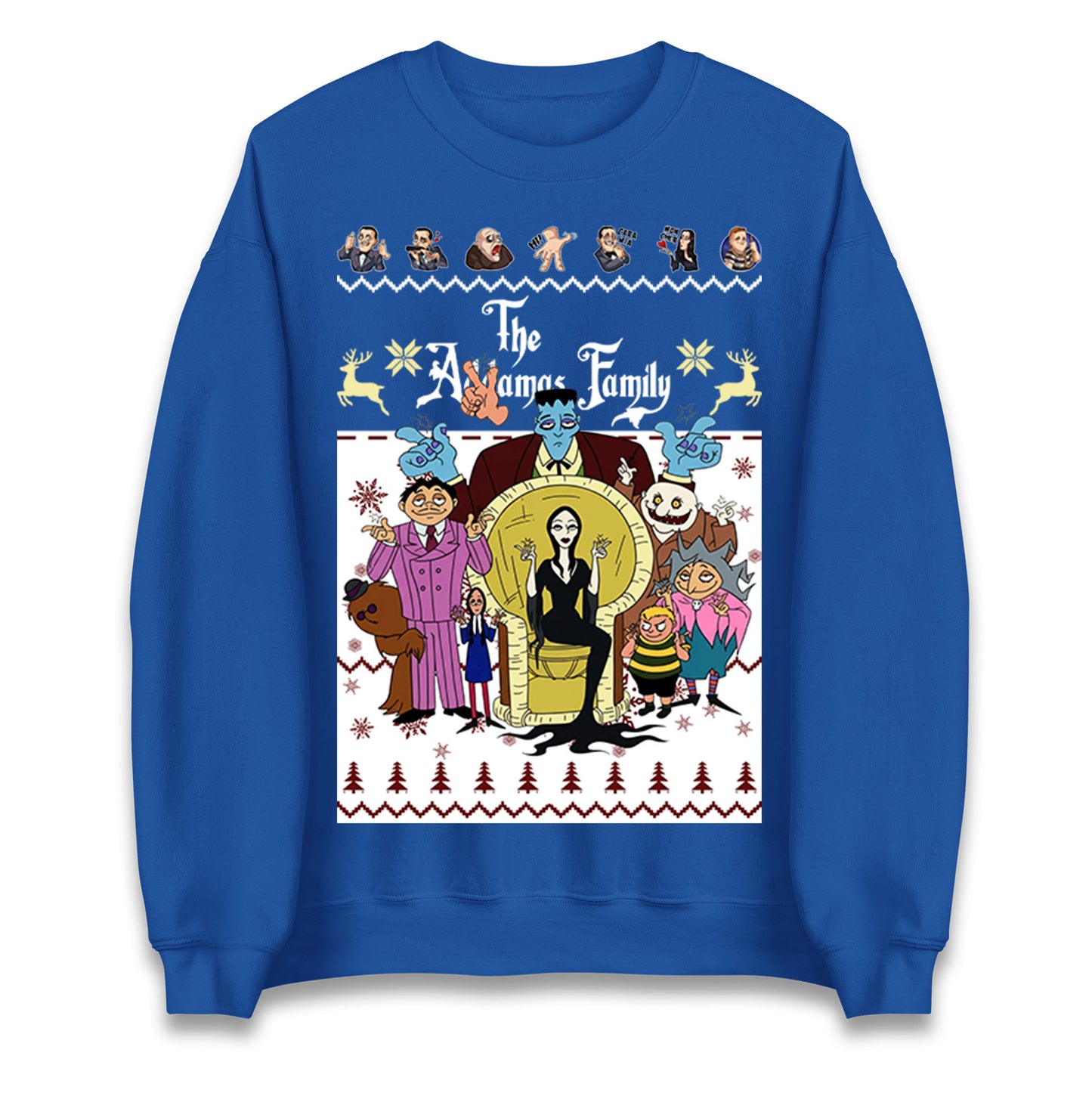 Scary Addams Christmas Jumper