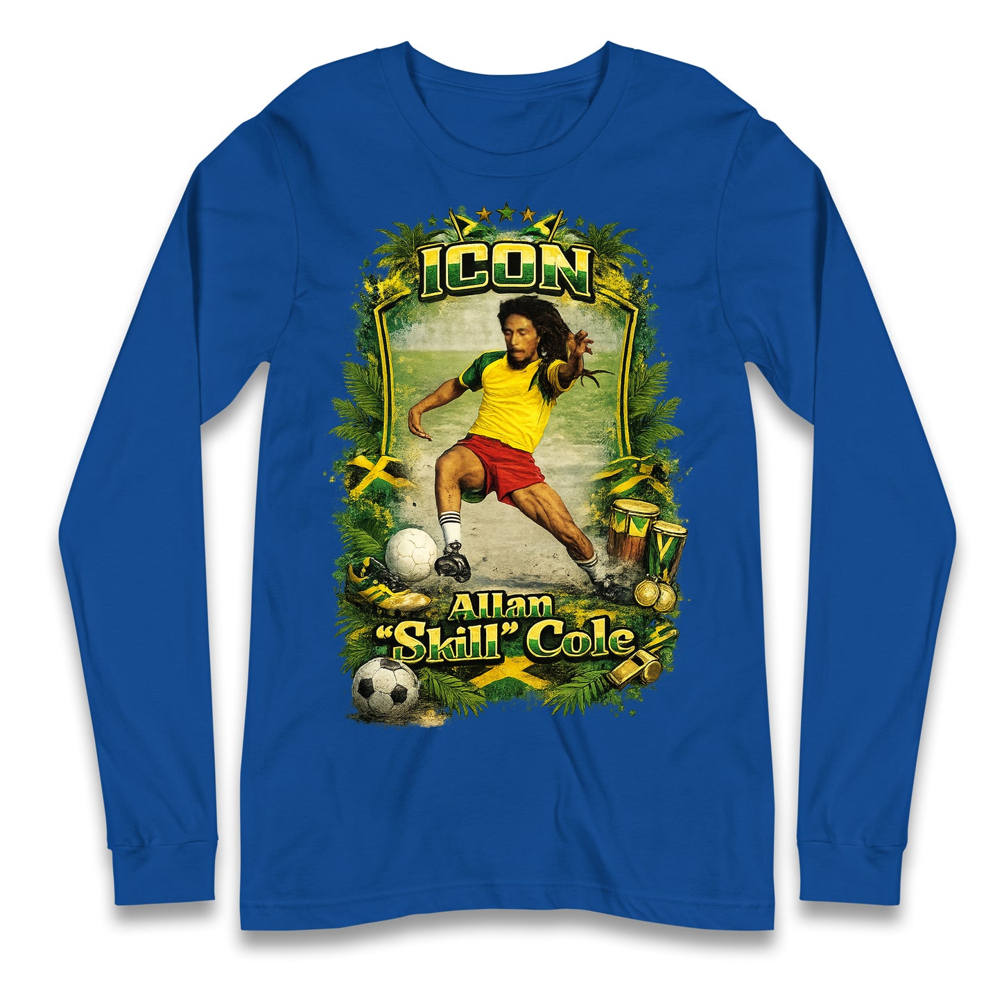Jamaica Football Longsleeve T Shirt