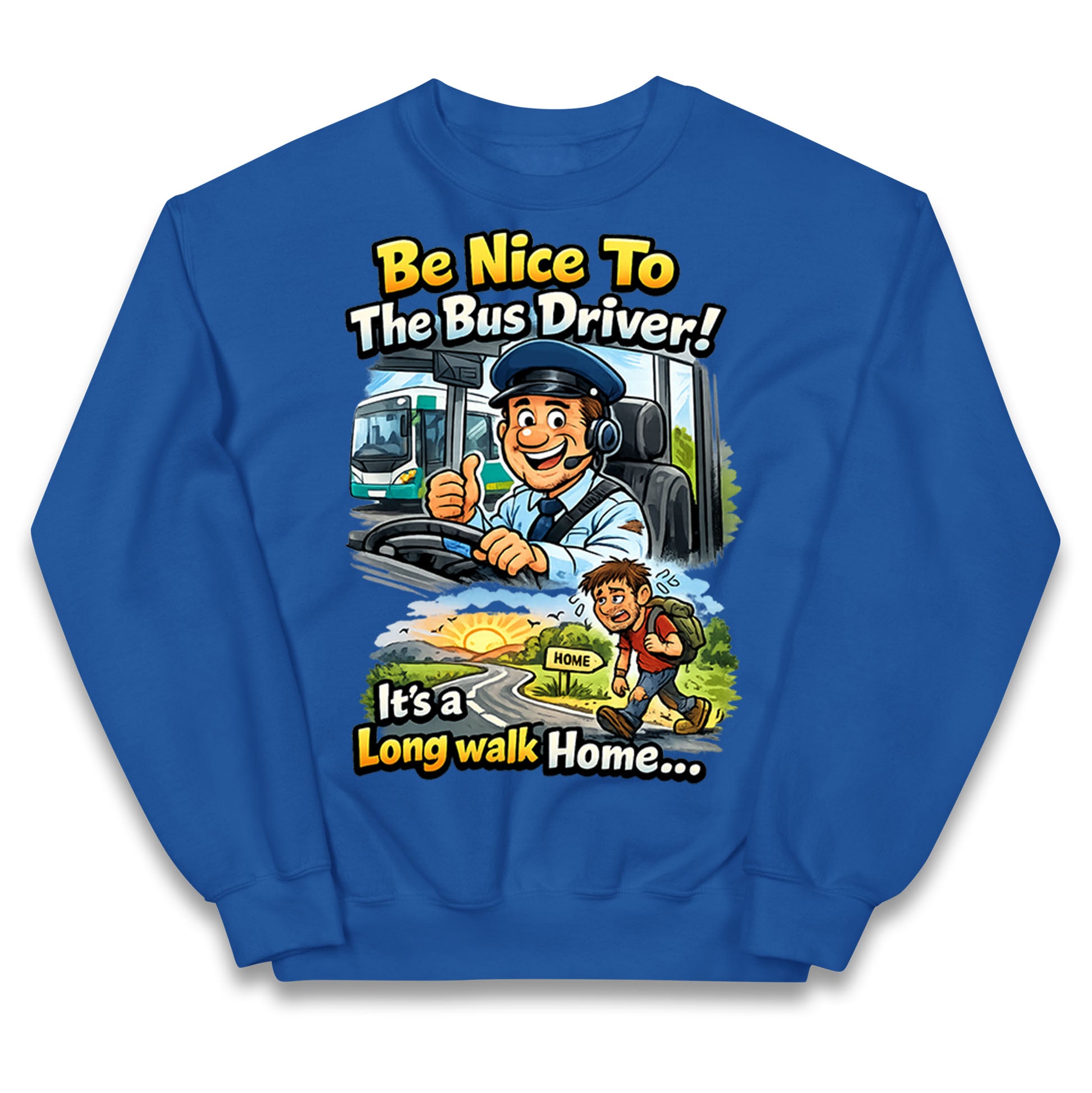 Bus Driver Kids Jumper