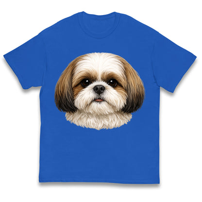 Shih Tzu Face Kids T Shirt