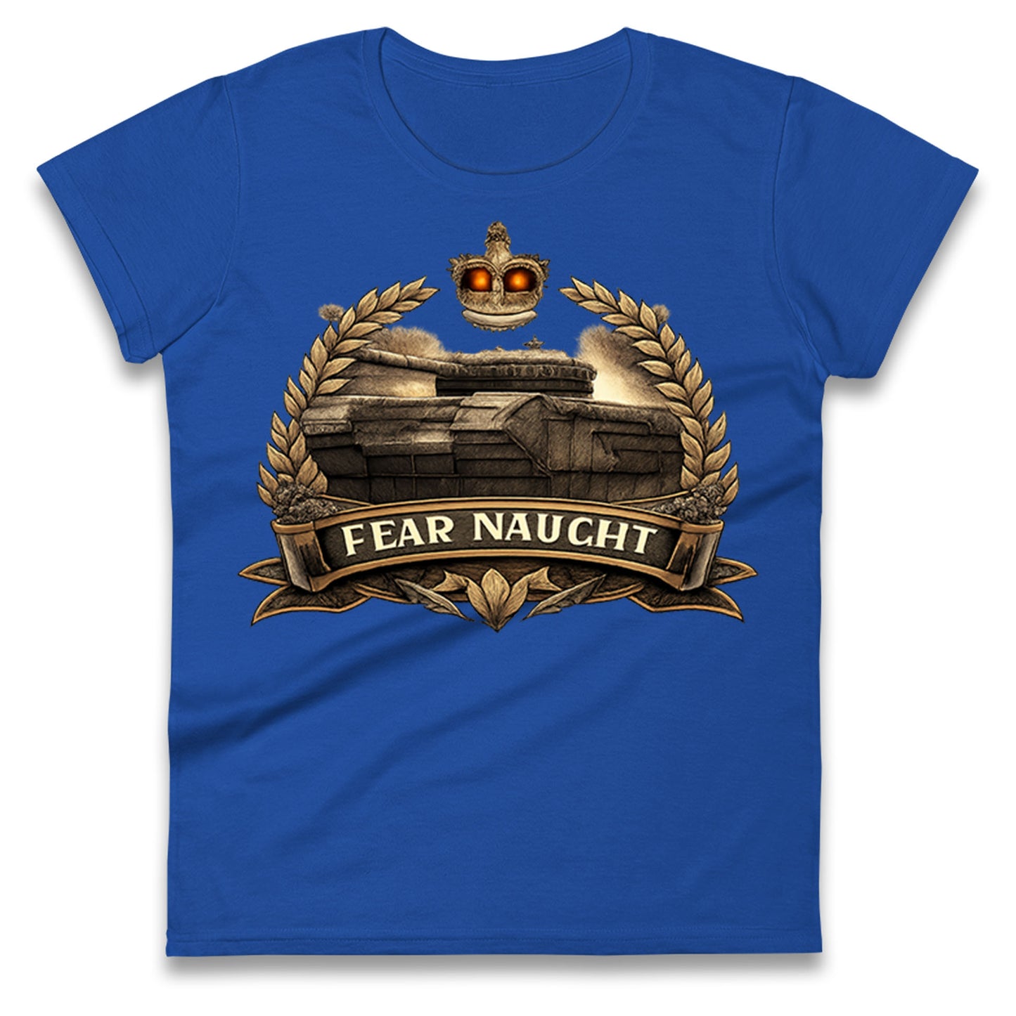Fear Naught Royal Tank Regiment Ladies T Shirt