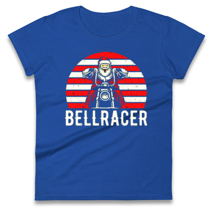Bell Racer Christmas Womens t shirt
