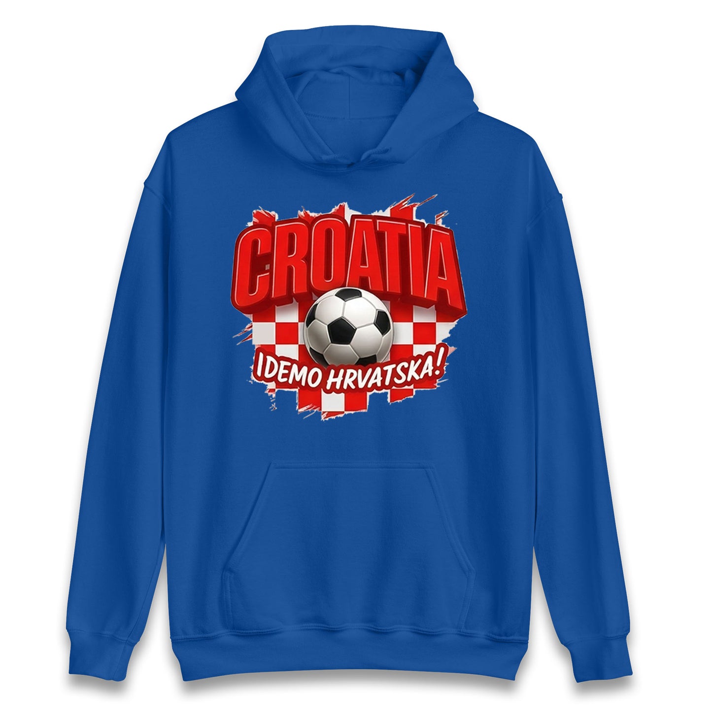Croatia Retro World Cup Hoodie