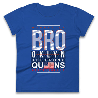 Brooklyn New York State Ladies T Shirt