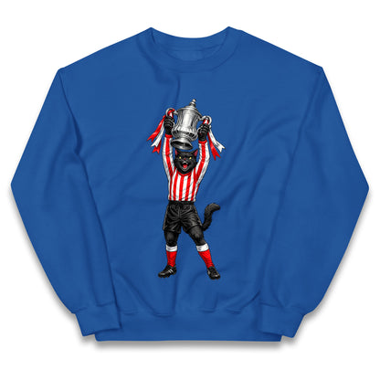 Retro Sunderland FA Cup Winners 1972-1973 Kids Jumper