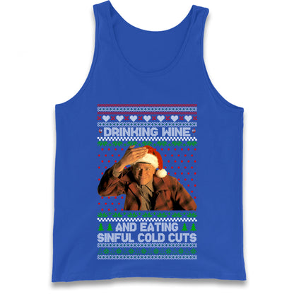 Ed Gein Wine Christmas Tank Top