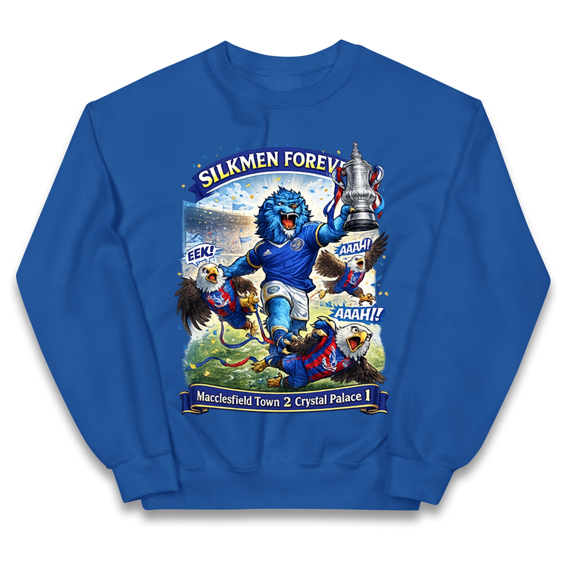 Macclesfield Town 2 Crystal Palace 1 FA Cup Kids Jumper