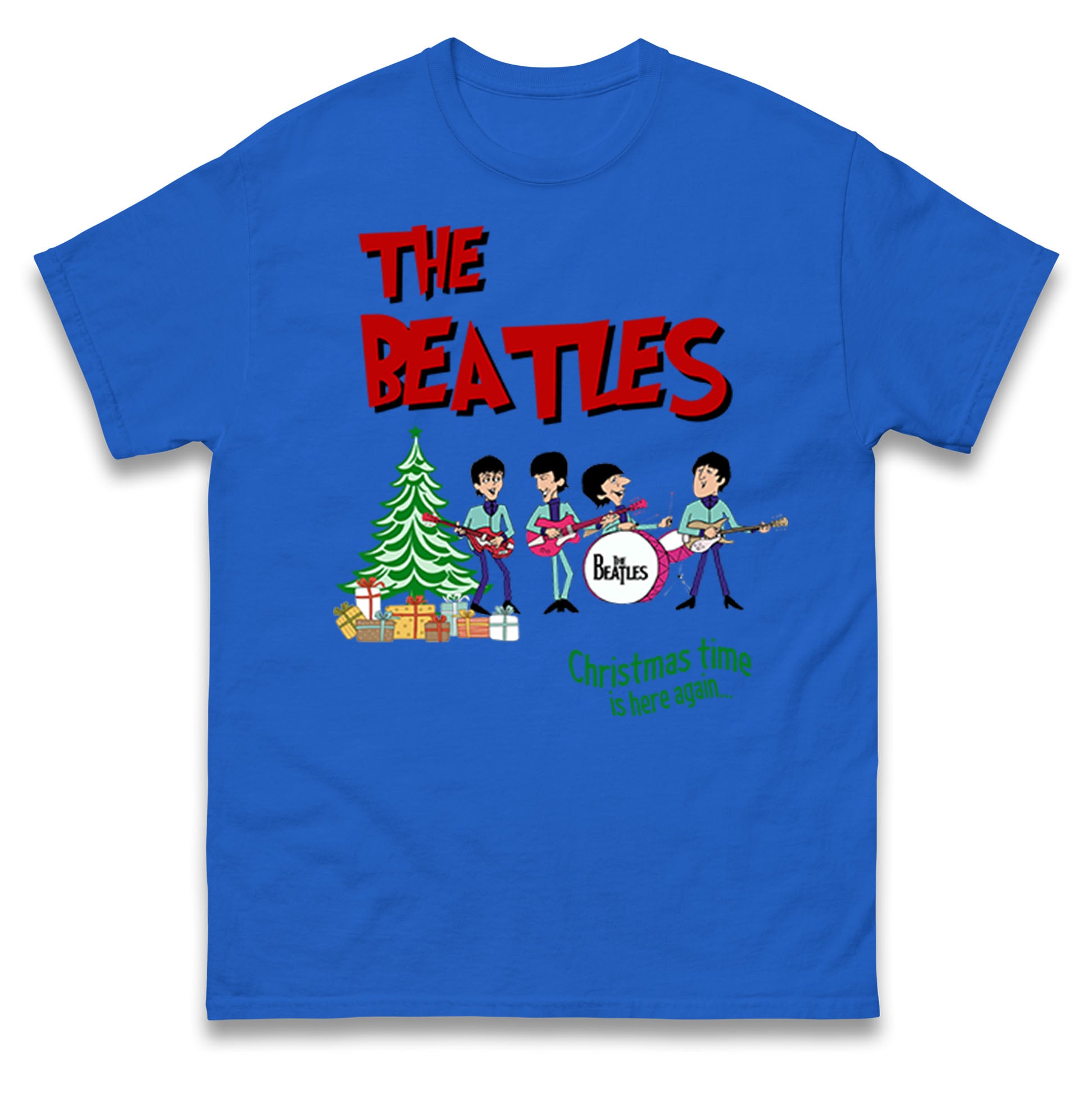 The Beatles Christmas T-Shirt | Shop For Beatles Clothes – Spoofytees