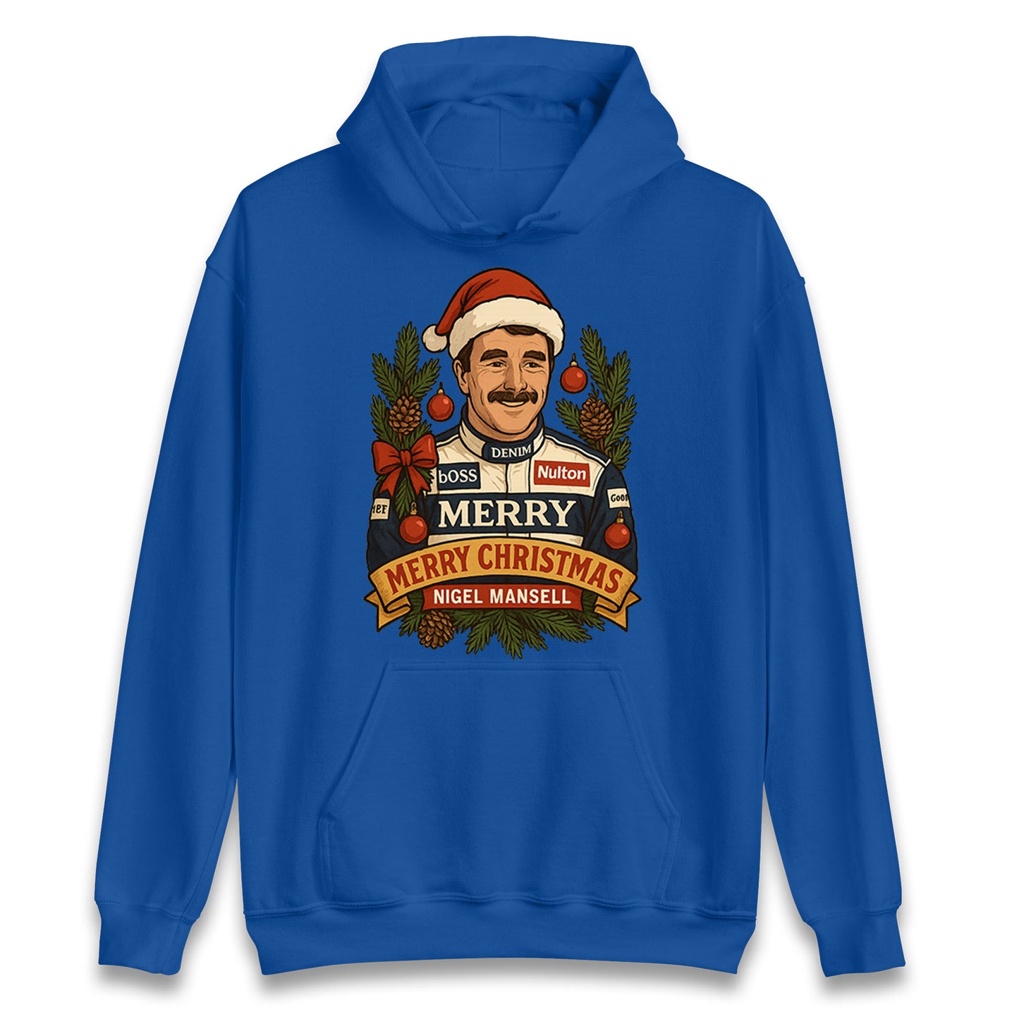Nigel Mansell Christmas Hoodie