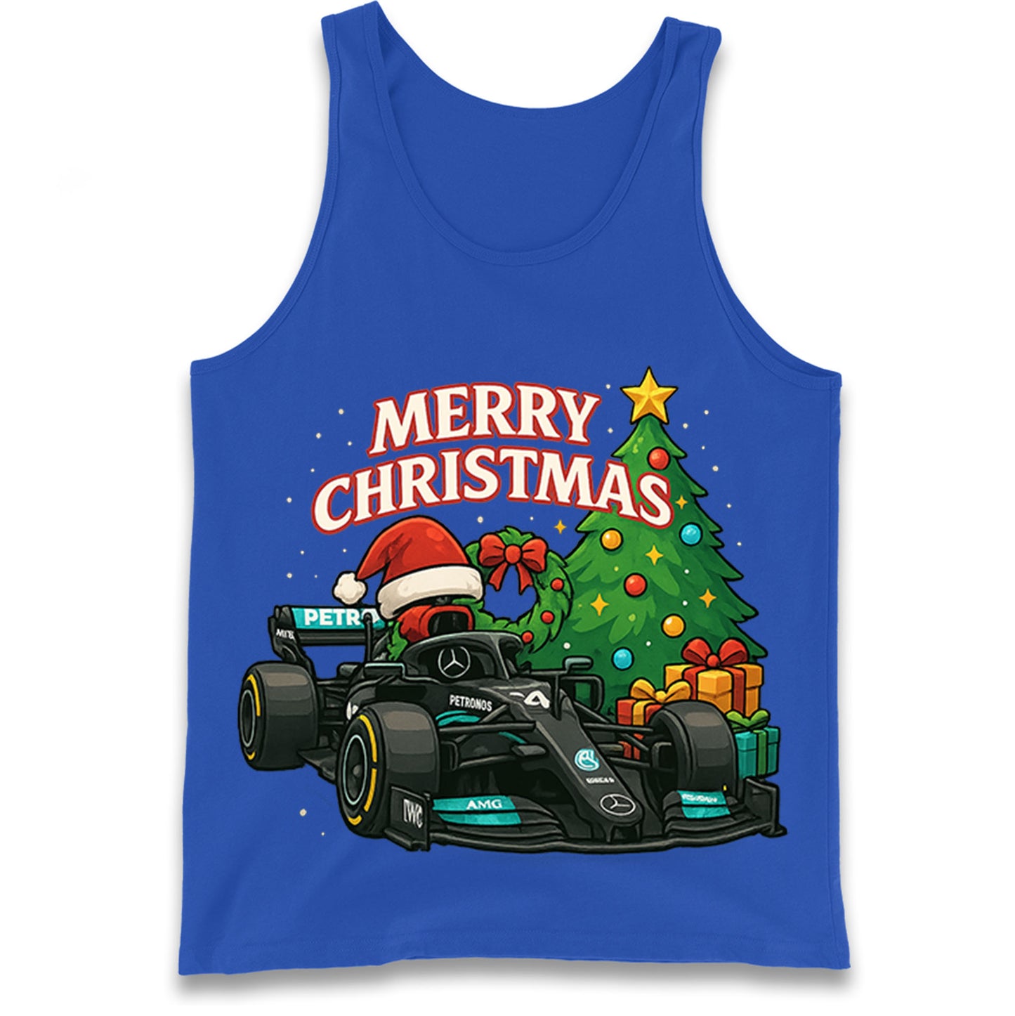 Mercedes F1 Christmas Tank Top